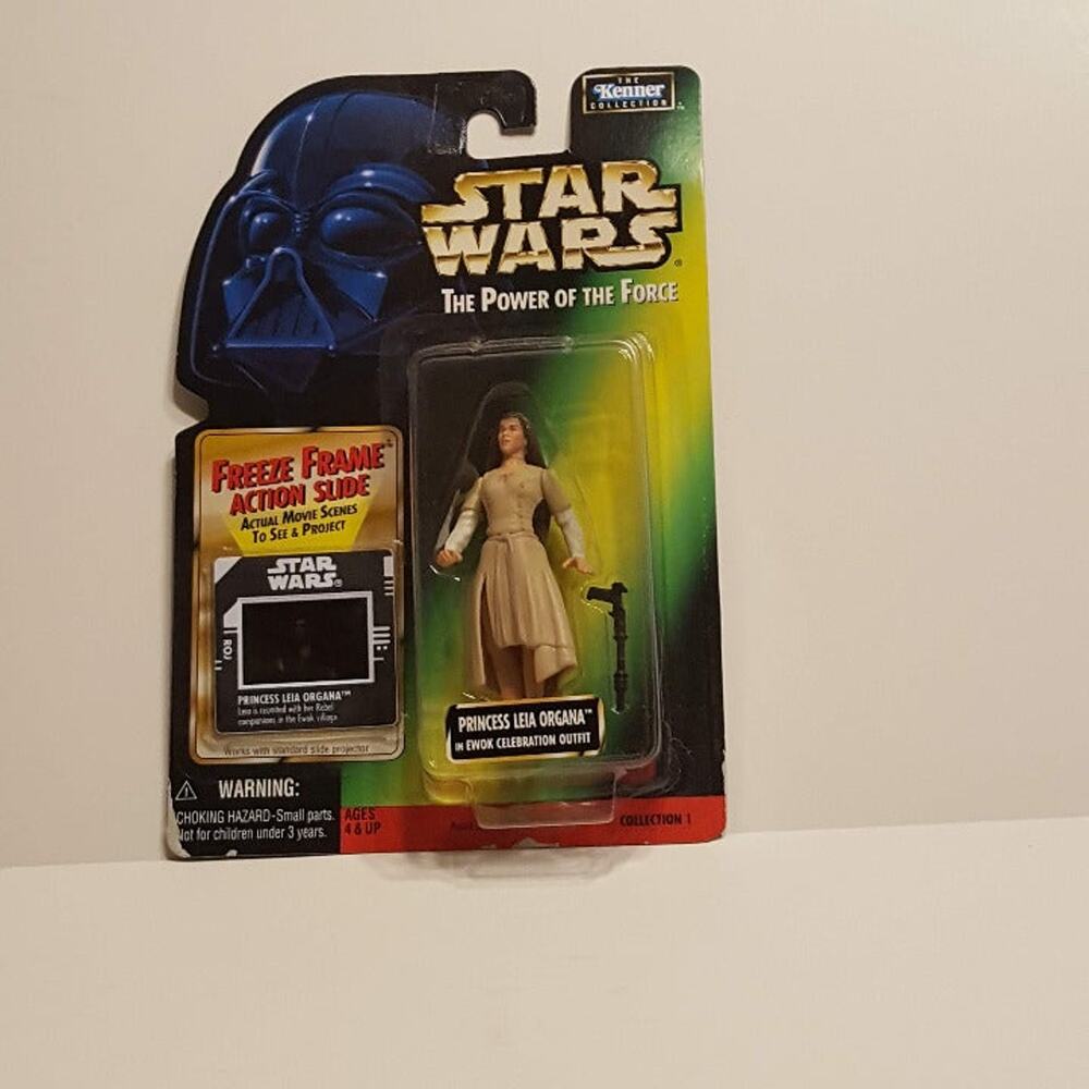 Star Wars Power of the Force Princess Leia Organa in Ewok Celebration Outfit New